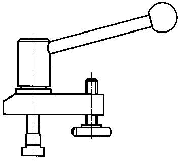 Ställbar låsspak AMF 6621 – bild 2