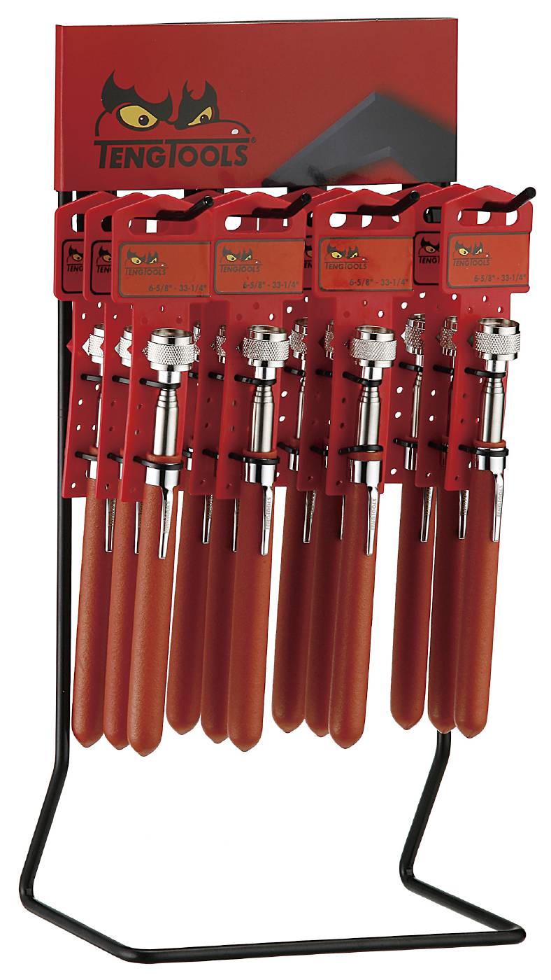 Teleskopiska magnetsökare i display Teng Tools DIS-581TMP