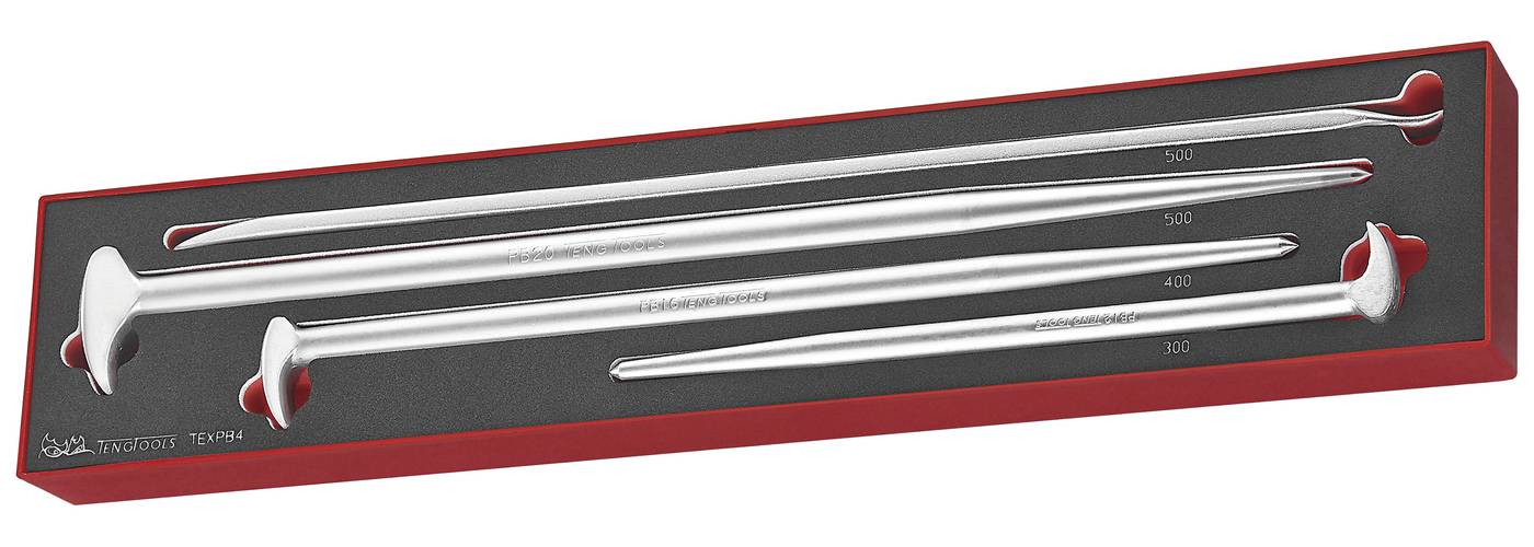 4 delars Brytjärnssats. Teng Tools TEXPB4 – bild 1