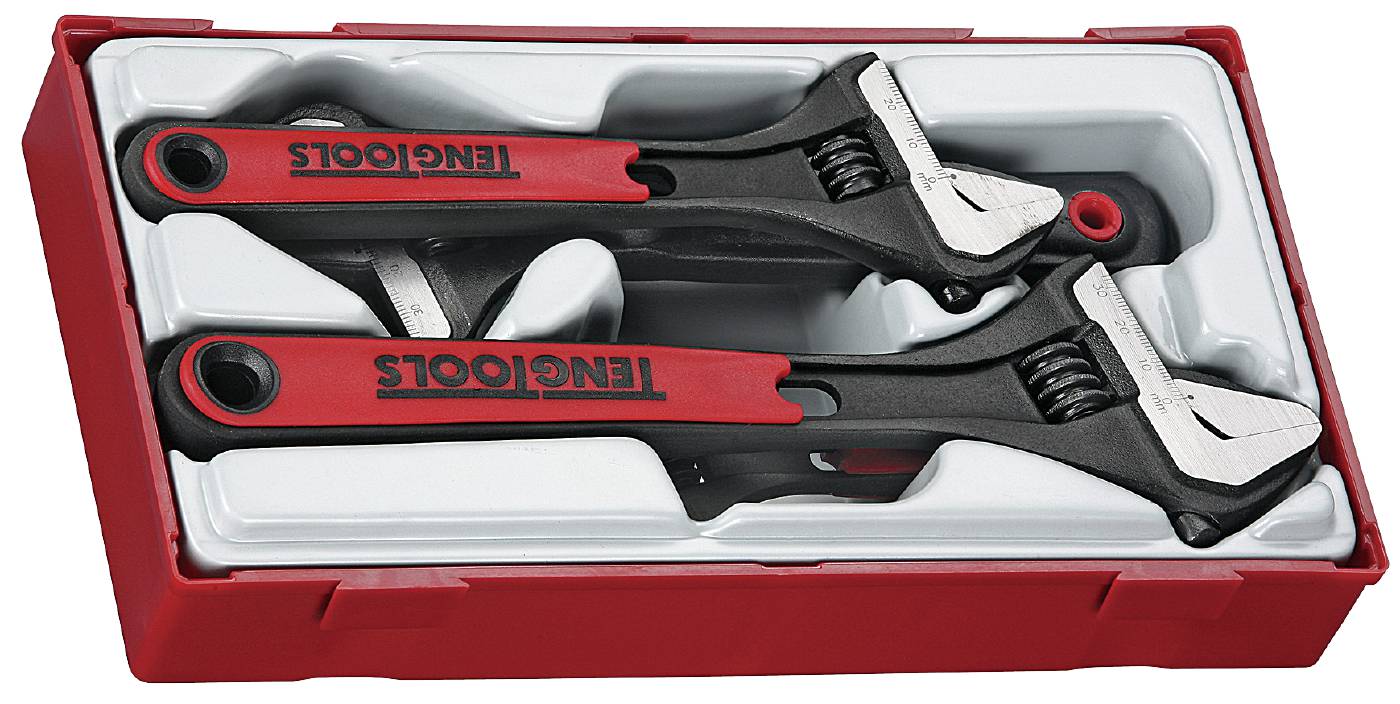 4 delars Skiftnyckelsats Teng Tools TTADJ04 – bild 2