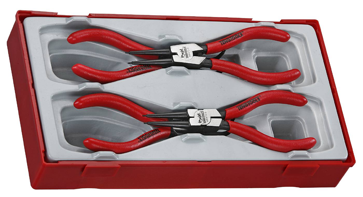 4 delars Spårringstång för in- och utvändiga spårringar Teng Tools TT474-5 – bild 2