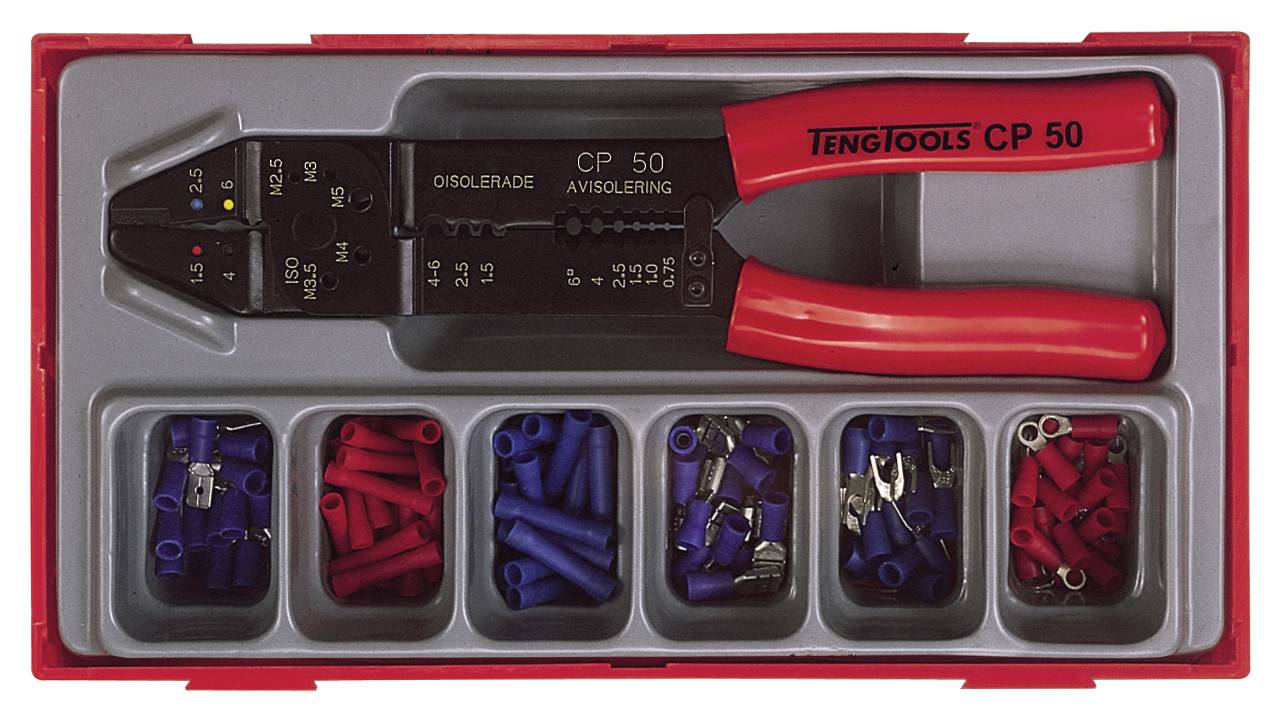 121 delars Kabelskosats Teng Tools TTCP121