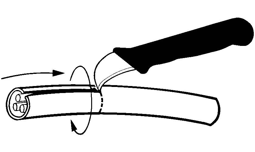 Kabelkniv 1000-volt. Knipex 9855 – bild 2