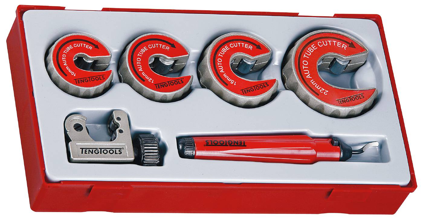 6 delars Röravskärarsats Teng Tools TTTC06 – bild 1