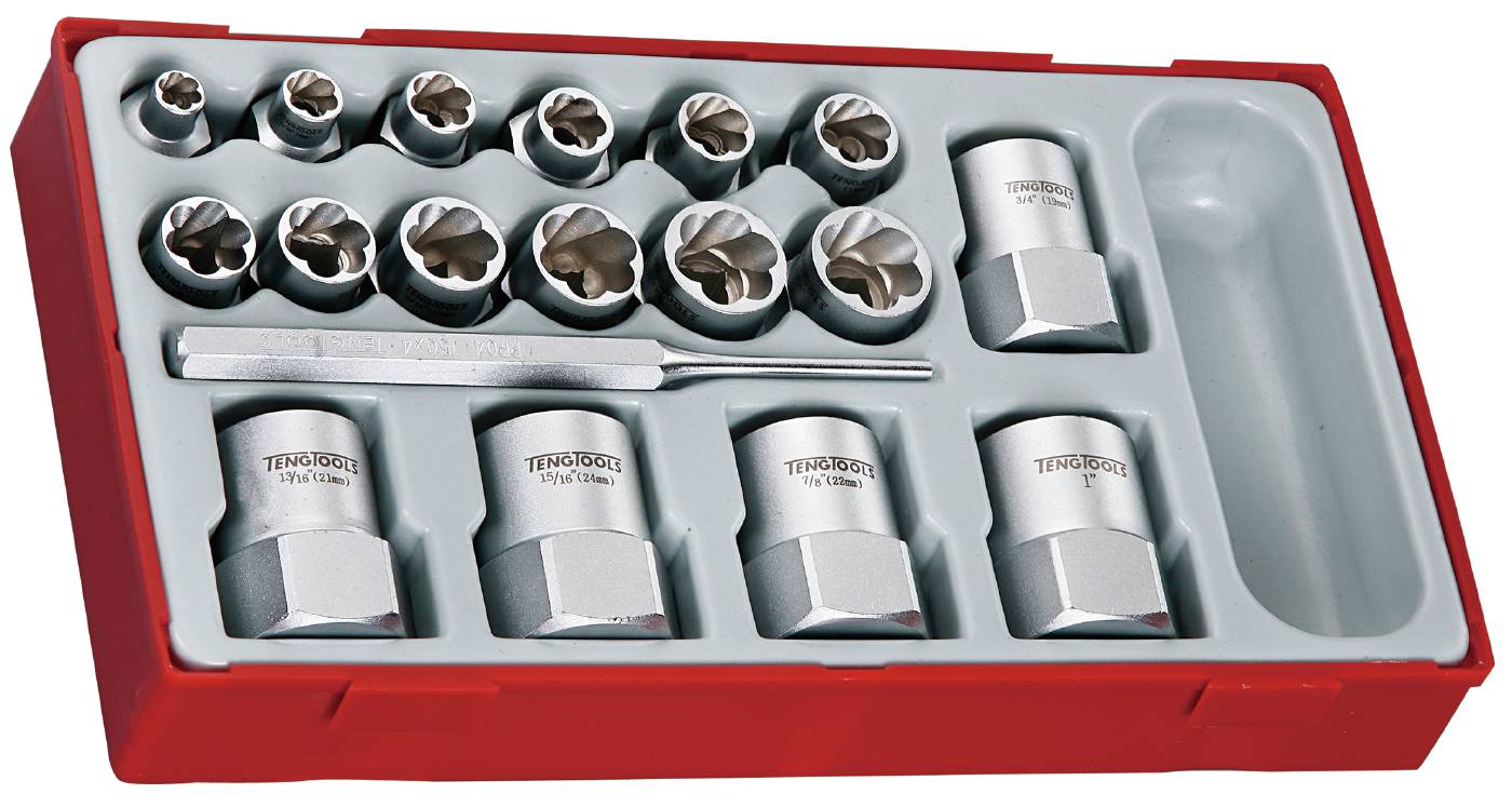 18 delars Sexkantutdragarsats Teng Tools TTBE18