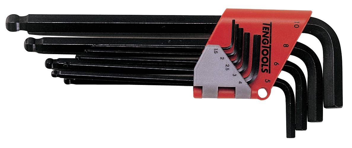 Sexkantnycklar i sats Teng Tools 1479MM / 1479AF