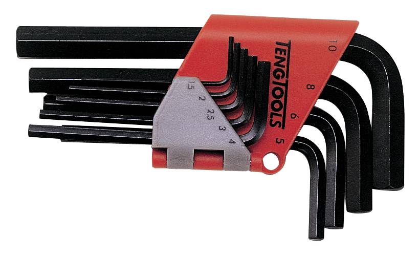 Sexkantnycklar i sats Teng Tools 1479MMR