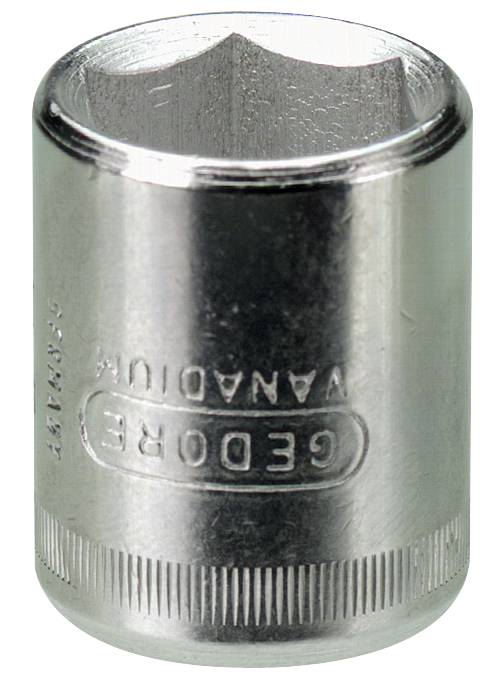 Hylsa. Med 1/4" fyrkantsfäste. Gedore  20 AF