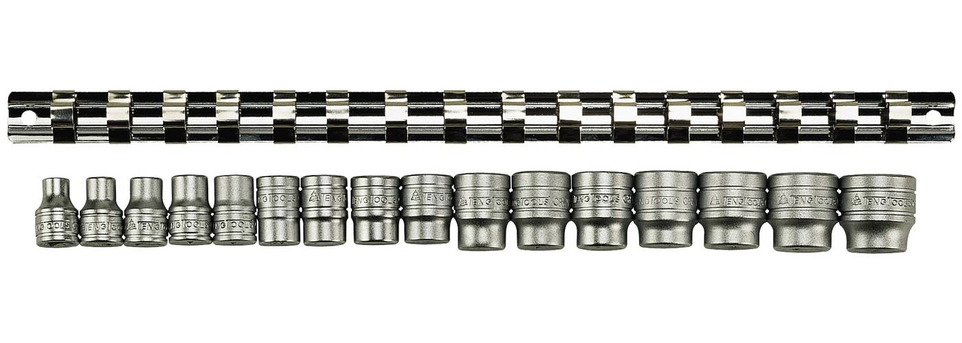 Hylssats. Med 3/8" fyrkantsfäste. Teng Tools M3816
