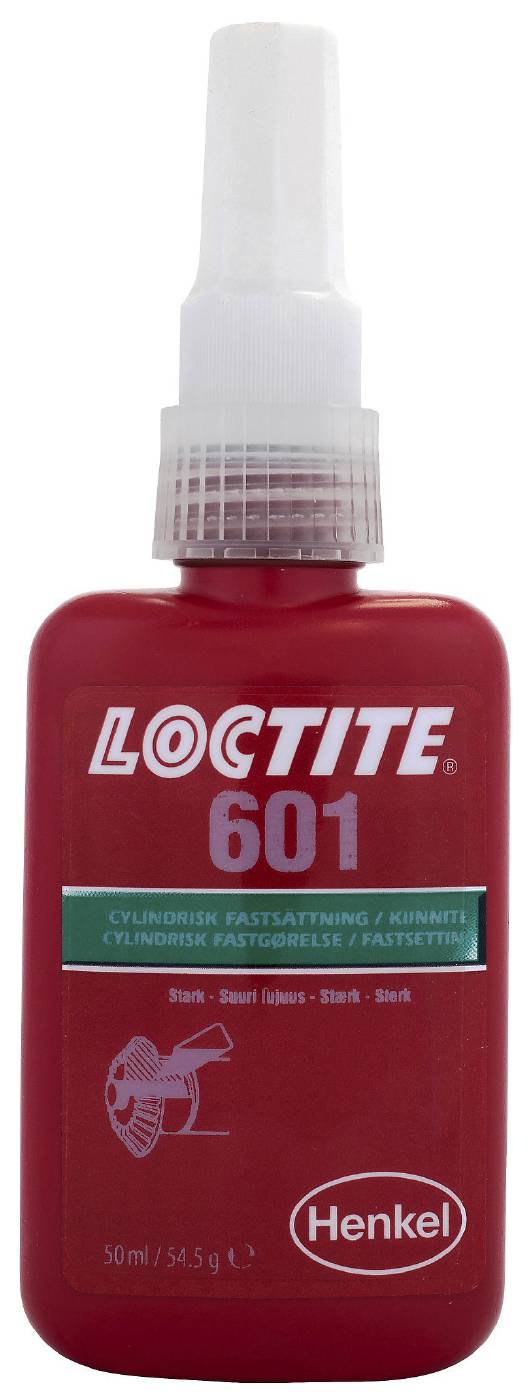 Cylindrisk fastsättning Loctite 601