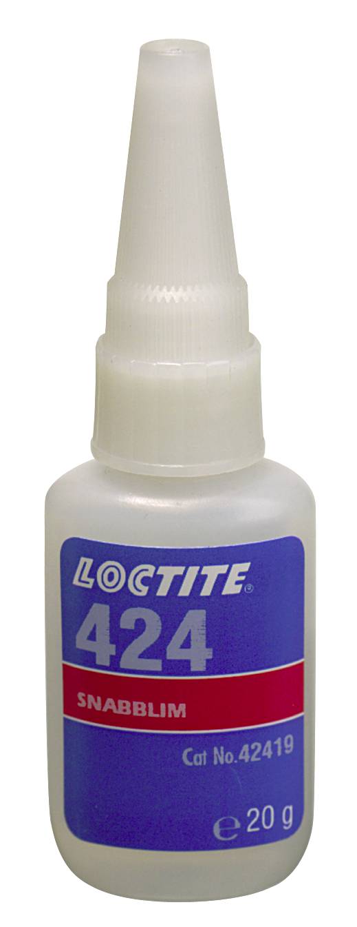 Snabblim Plast Gummi Loctite 424 – bild 1