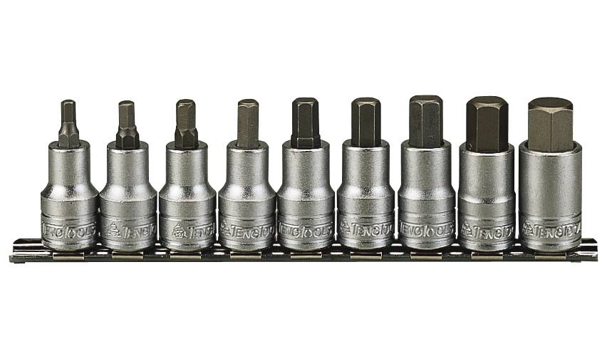 Insexhylssats. Med 1/2" fyrkantsfäste. Teng Tools M1212