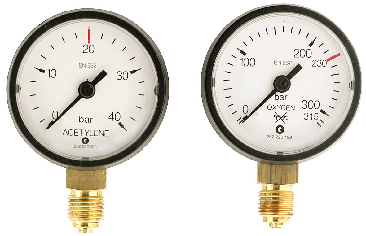 Manometer AGA för Jetcontrol Jetcontrol Plus samt Unicontrol 320727