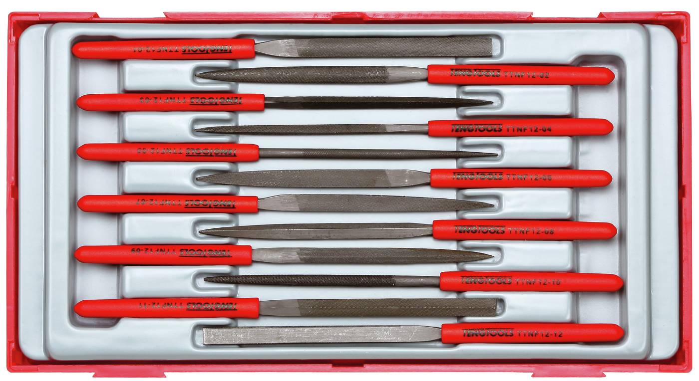 12 delars Nålfilssats Teng Tools TTNF12