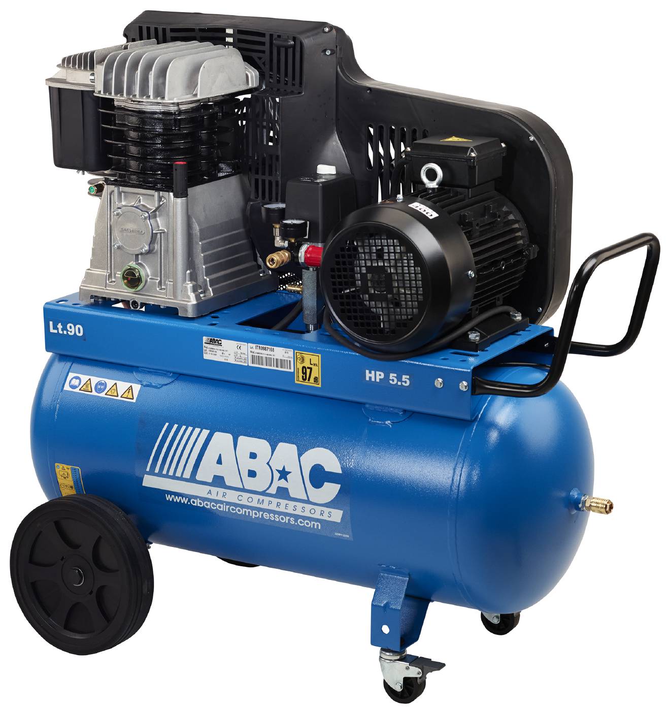 Kolvmaskinkompressor ABAC PRO 5,5HP 90 L