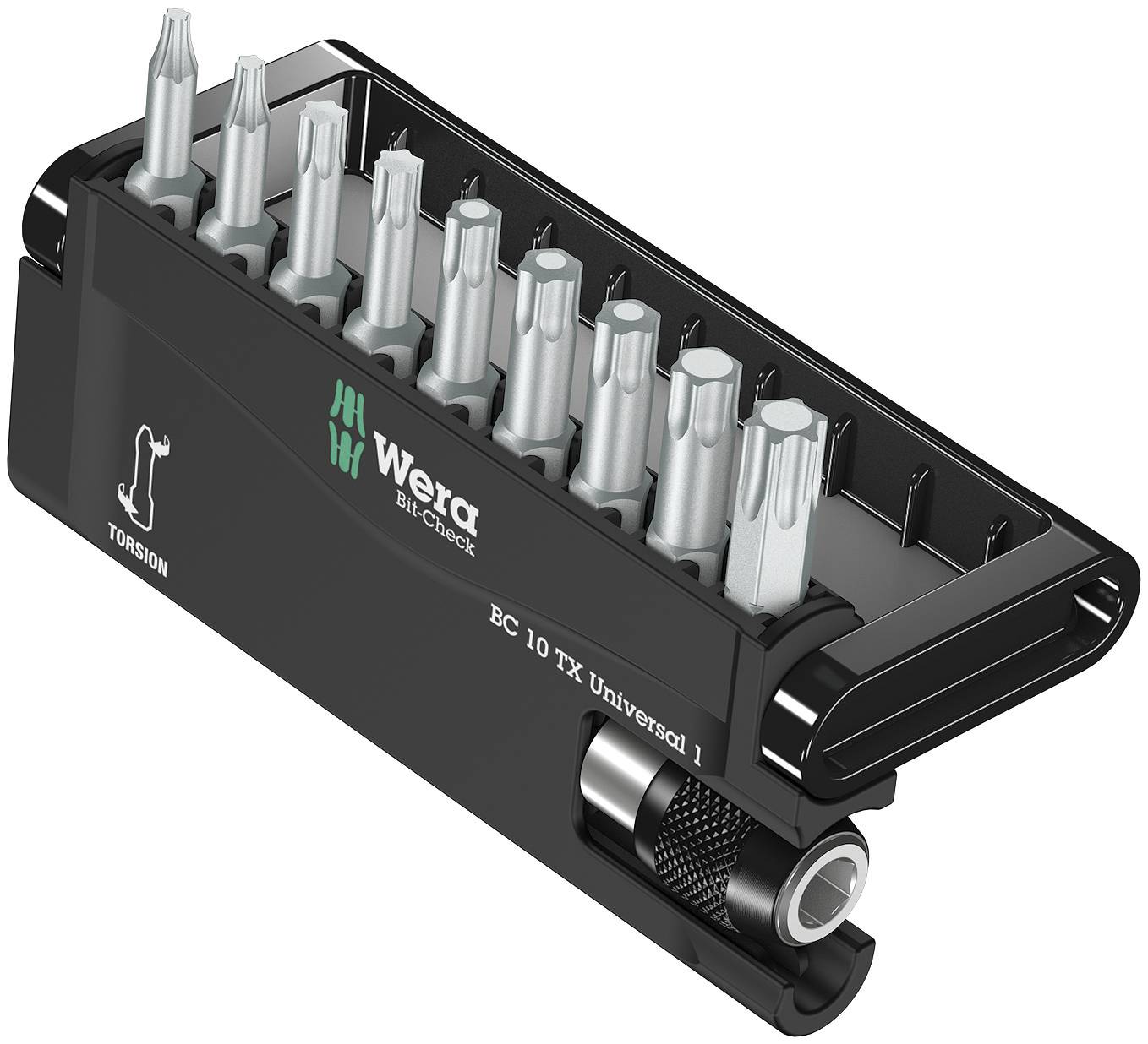 Bitskassett - bitshållare med snabbväxelchuck Wera 8100-9/TZ / 8167-9/TZ Torx – bild 1