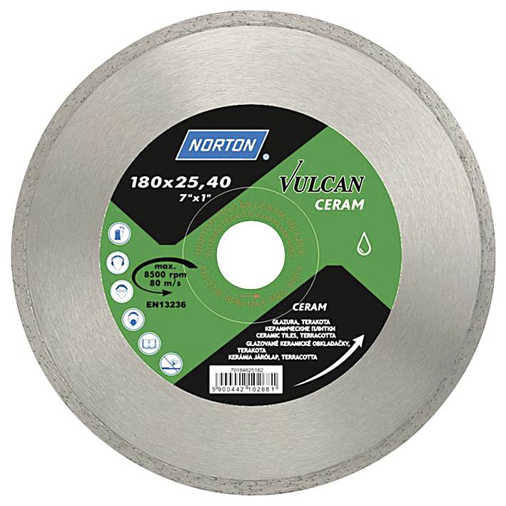 Diamantkapklinga 125×22/230×22 Norton Vulcan Ceram