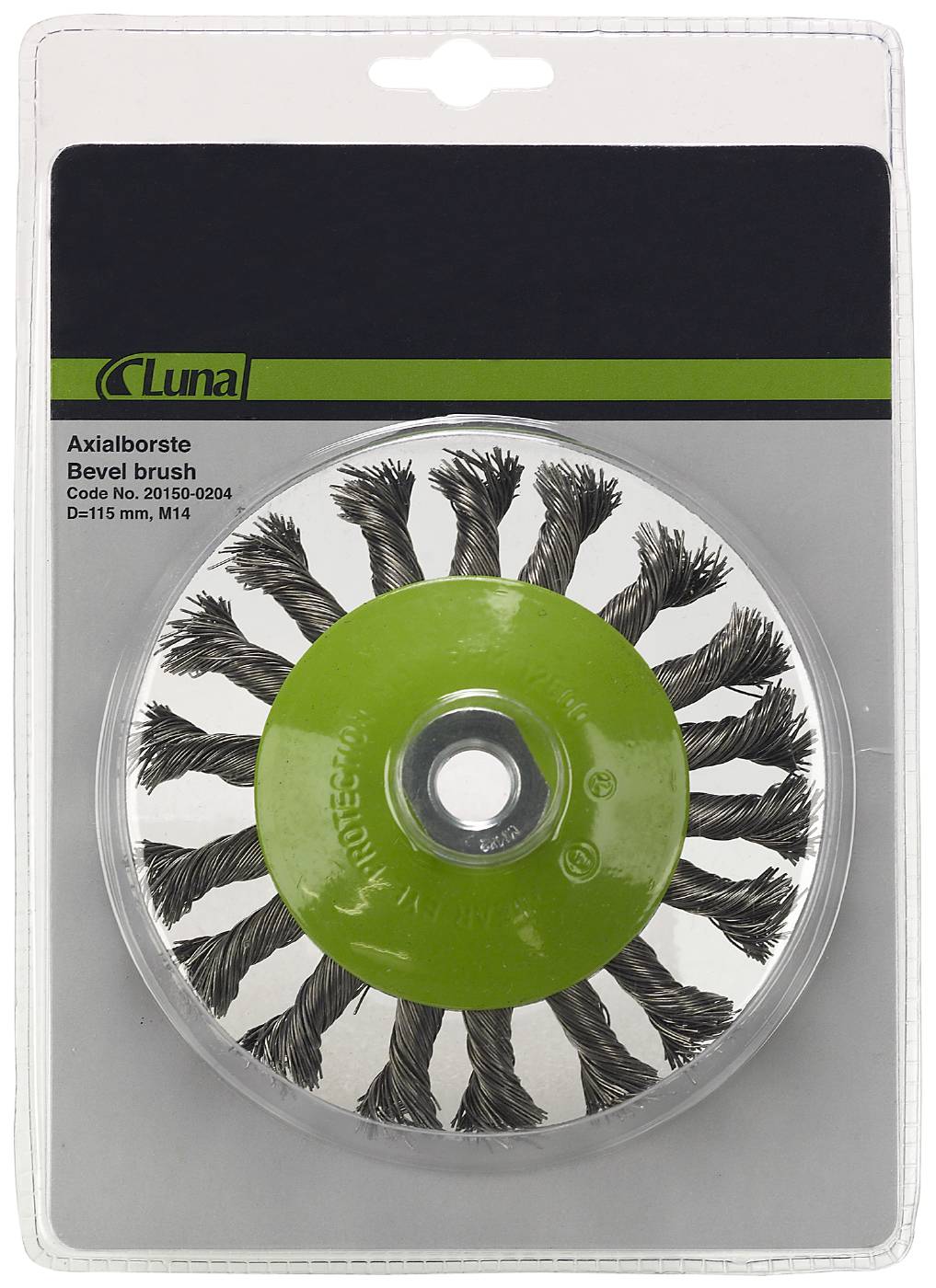Axialborste 100 mm / 115 mm Luna