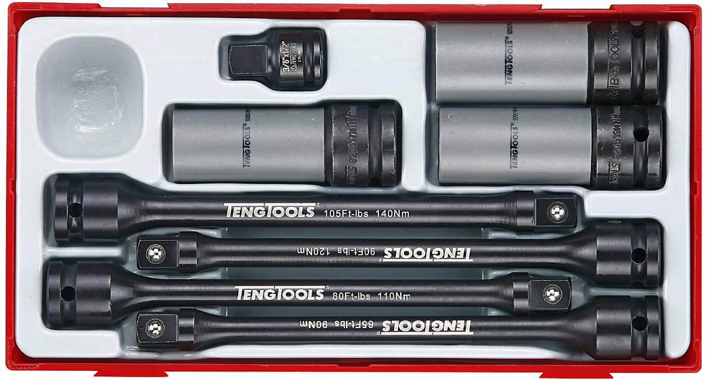 8 delars Torsionsstavssats Teng Tools TTTS08