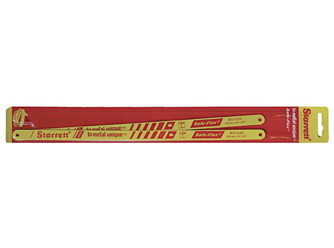 Bågfilsblad av Bi-Metall. SB-pack. Starrett Bi Metal Unique Safe Flex