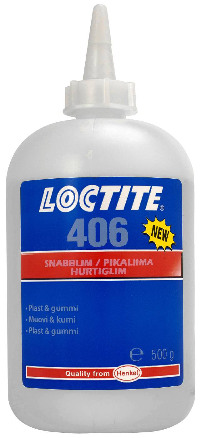 Snabblim Plast Gummi Loctite 406 – bild 2