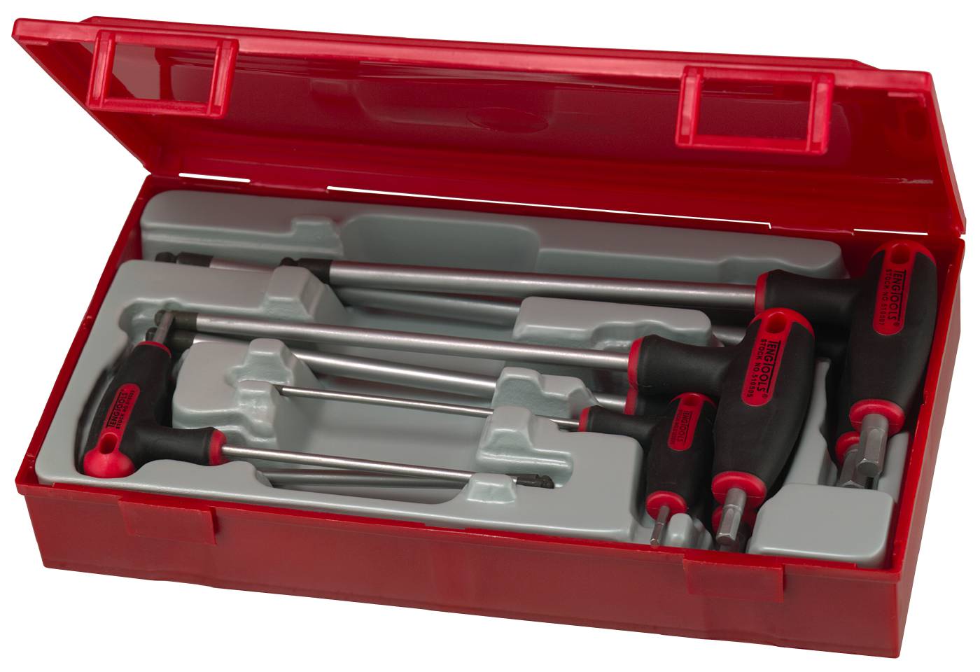7 st Sexkantnycklar i sats Teng Tools TTHEX7 / TTHEX7AF