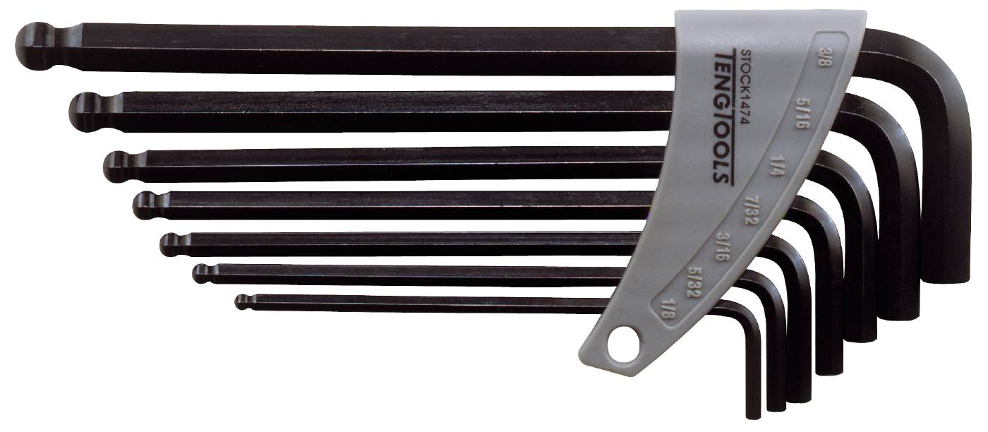Sexkantnycklar i sats Teng Tools 1475 / 1474 – bild 2