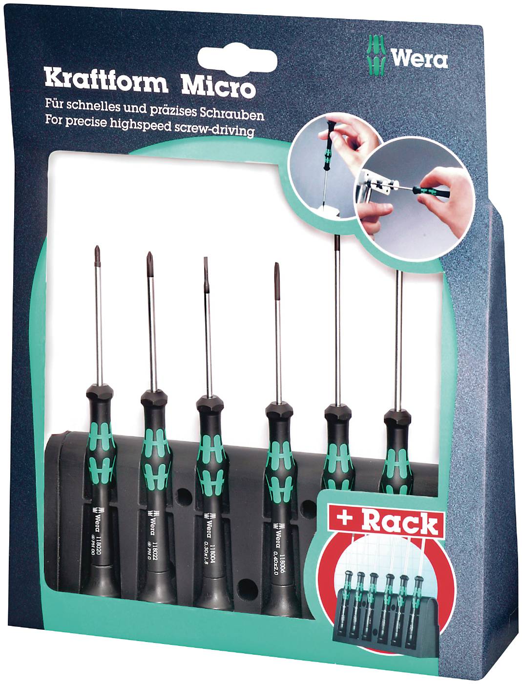 Finmekanikermejslar i sats Wera Micro 2035/6 A