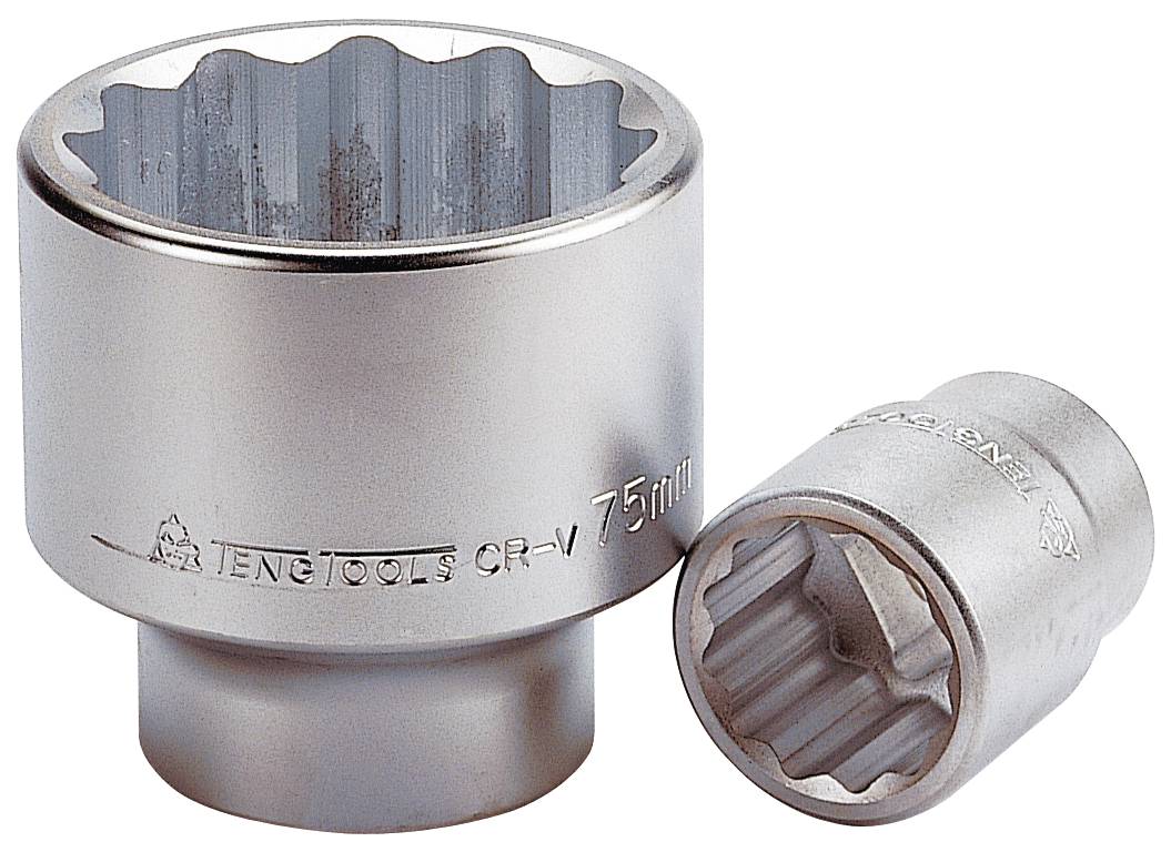 Hylsa. Med 3/4" fyrkantsfäste. Teng Tools M340124-C / M340164-C – bild 1