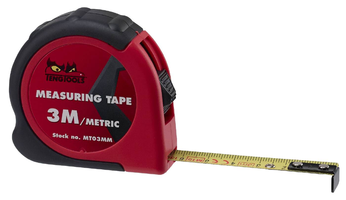 Kort måttband av stål Teng Tools MT03MM / MT05MM / MT08MM – bild 1