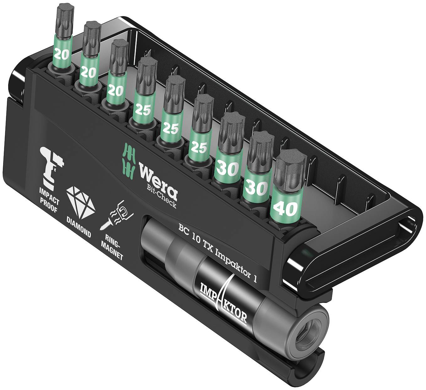 Bitskassett Wera Impaktor 8767-9/IMP DC