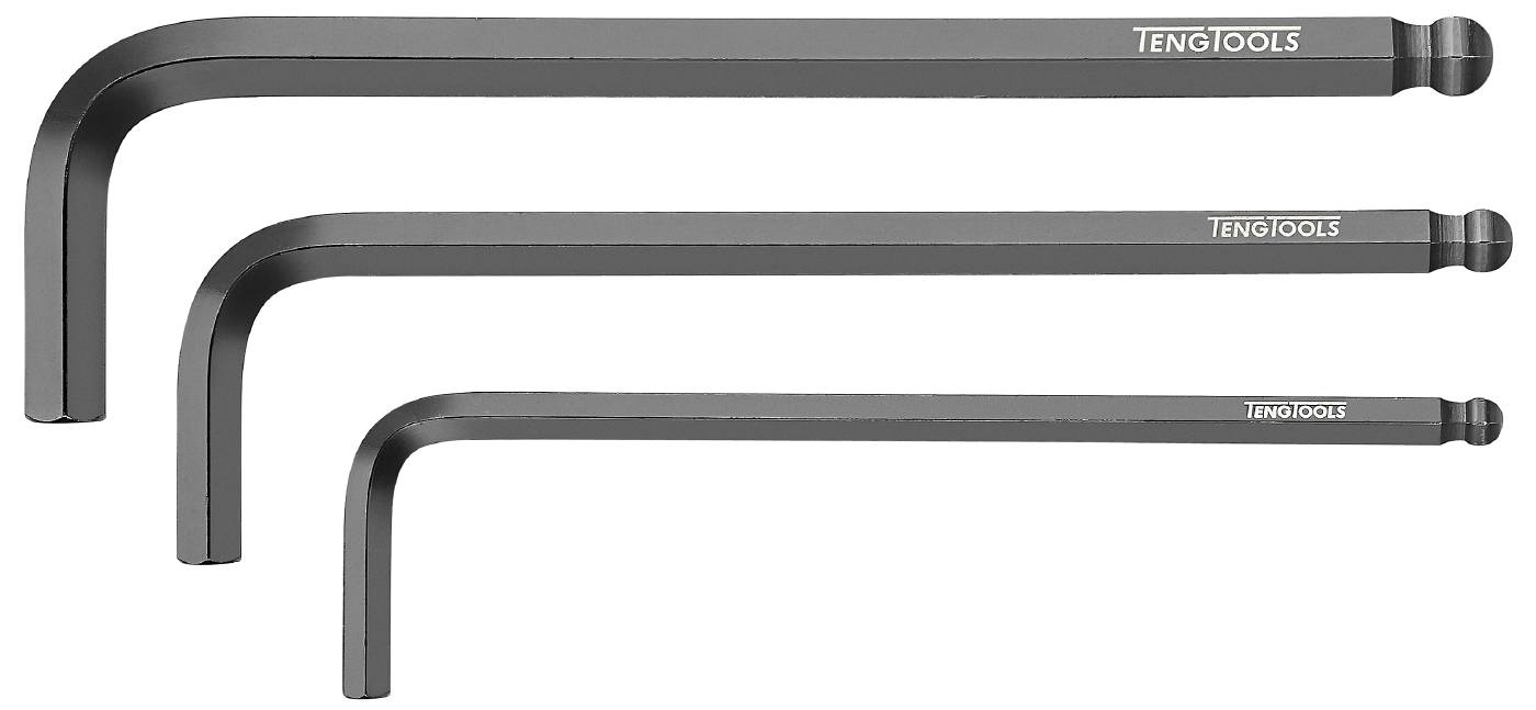 Sexkantnyckel med klotformat huvud. Teng Tools 3905015BL-390510BL