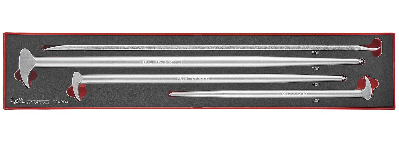 4 delars Brytjärnssats. Teng Tools TEXPB4 – bild 2