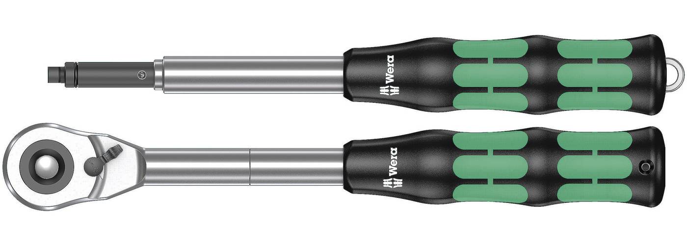 Spärrhandtag med 1/2" fyrkantsfäste. Wera -Zyklop Hybrid Set