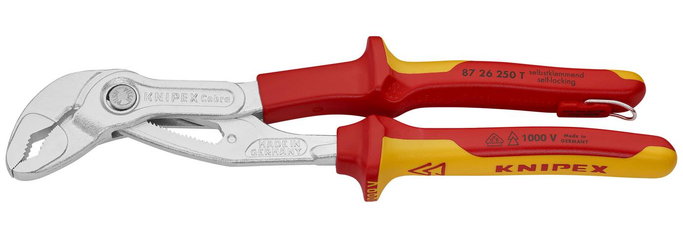 Motortång - isolerad 1000 V. Knipex 87 26 250 T