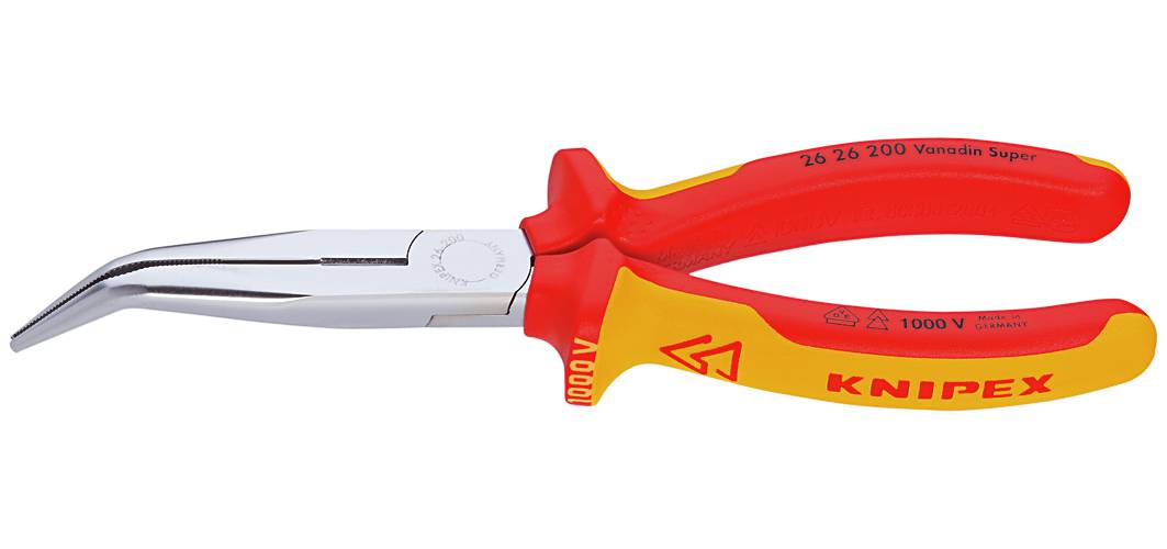 Flacktång med sidavbitare 1000-volt. Knipex 2626