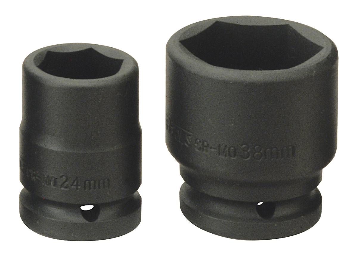 Krafthylsa. Med 1" fyrkantsfäste. Teng Tools 910524 / 910595