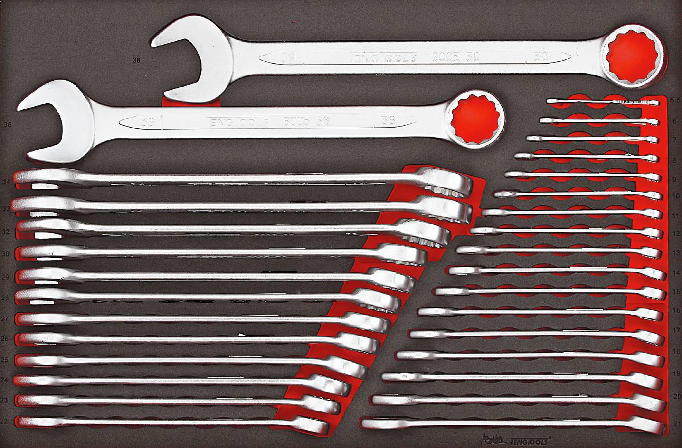31 delars U-ringnyckelsats Teng Tools TTESP31