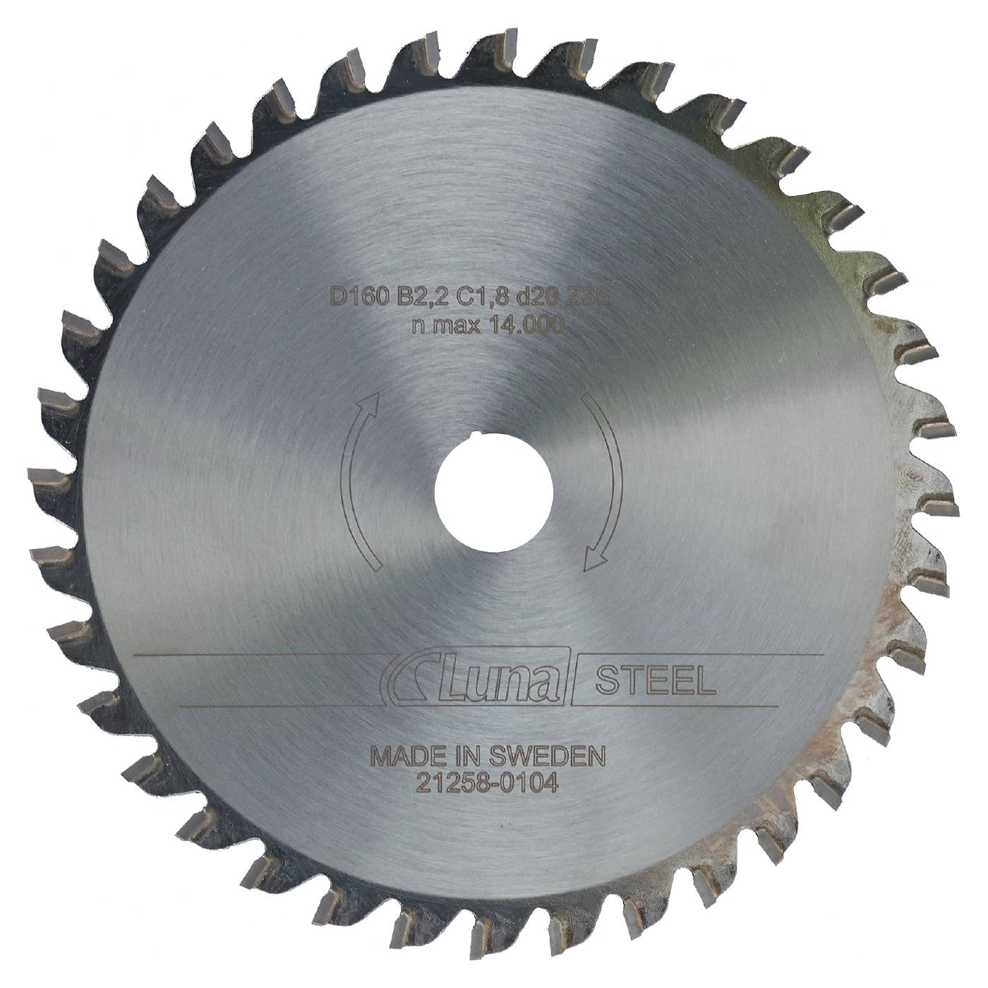 Cirkelsågklinga Luna Steel