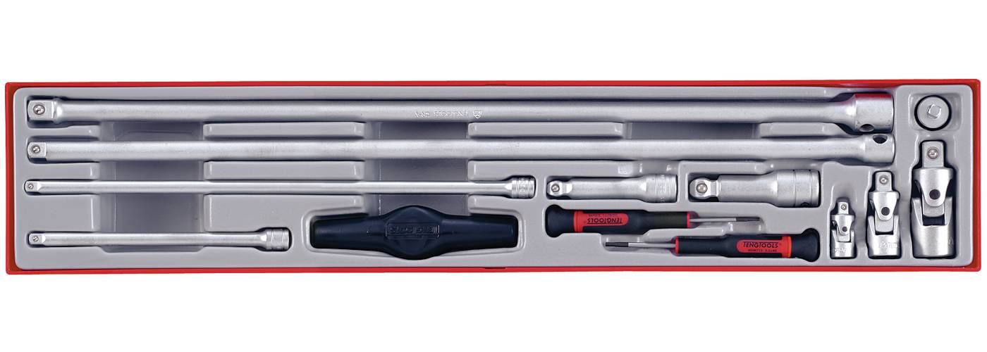 13 delars Förlängningsstänger i sats Teng Tools TTXEXT13