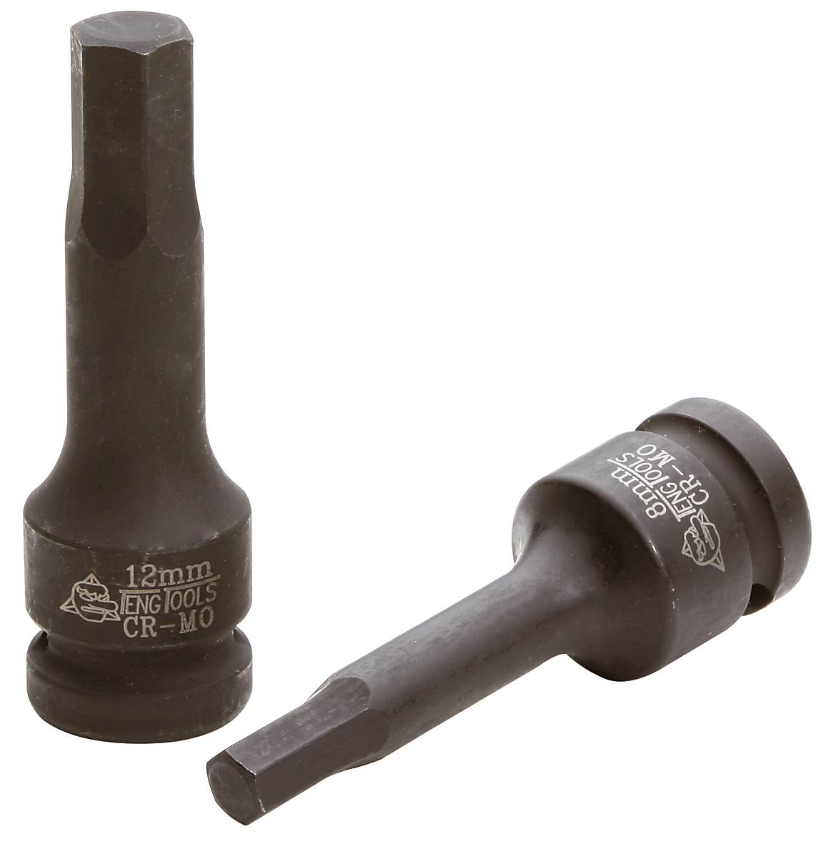 Kraftinsexhylsa - 3/8" fyrkantsfäste. Teng Tools 981504-C / 981512-C