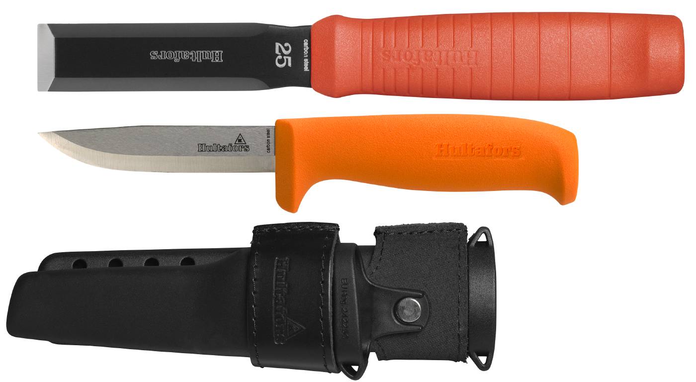 Stämjärn och Hantverkarkniv Hultafors EDC 25 & HVK