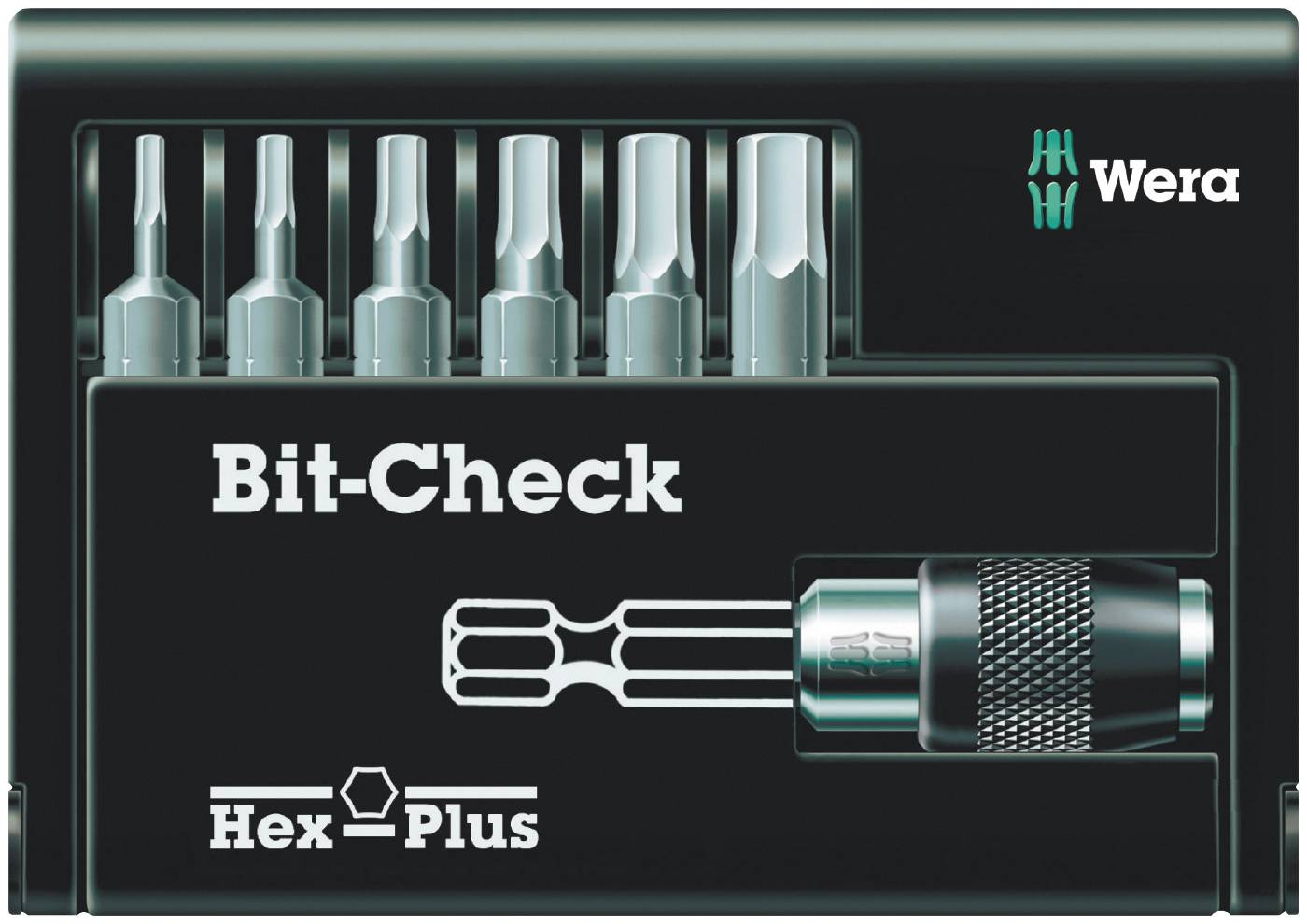Bitskassett - bitshållare med snabbväxelchuck Wera 8040-6/Z