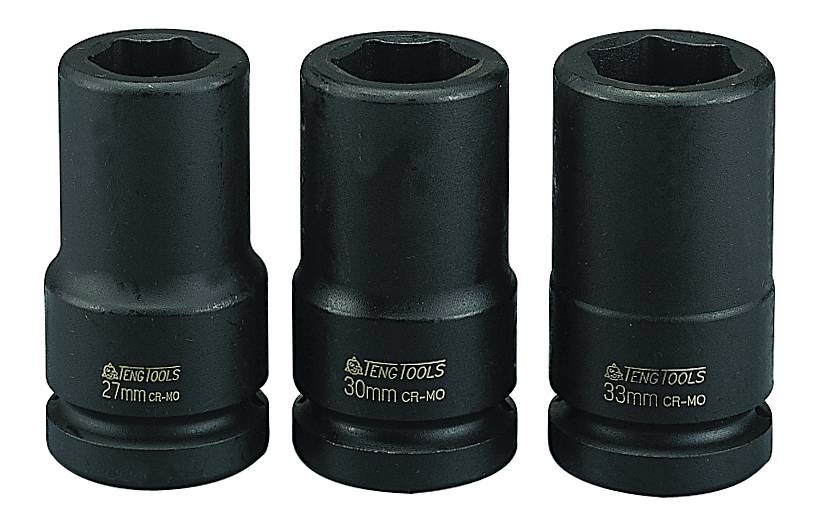 Krafthylsa. Med 3/4" fyrkantsfäste. Teng Tools 940619-C / 940646-C