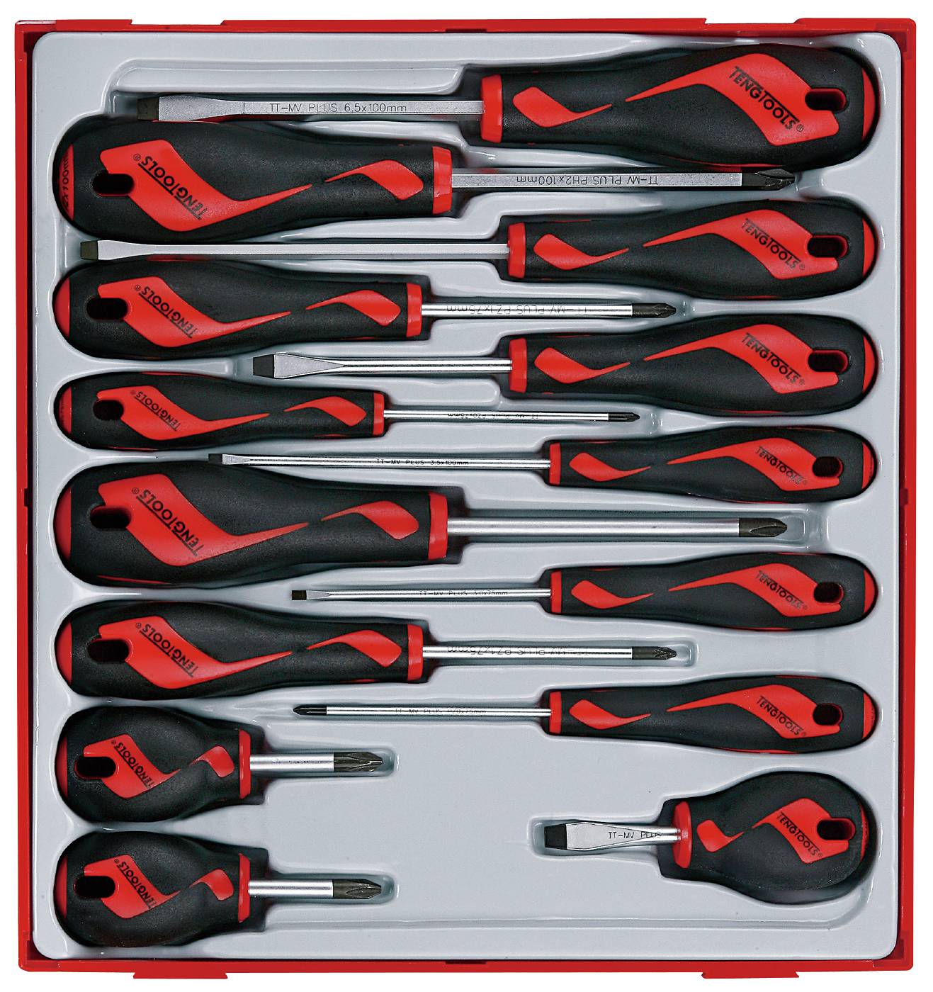 14 delar Skruvmejselsats Teng Tools TTD914N