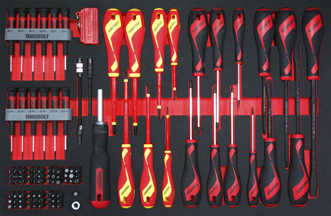 98 delars Skruvmejsel-/bitssats Teng Tools TTEMD98N