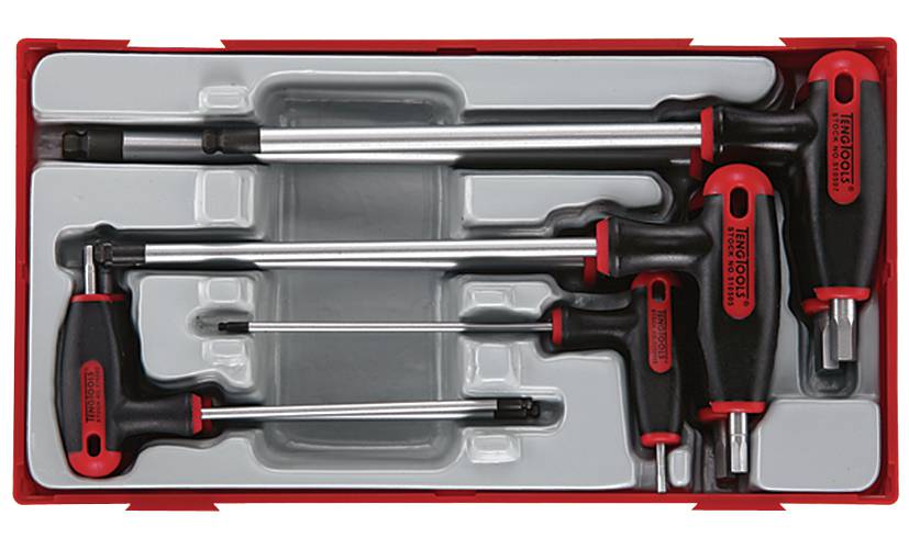 7 st Sexkantnycklar i sats Teng Tools TTHEX7 / TTHEX7AF – bild 2