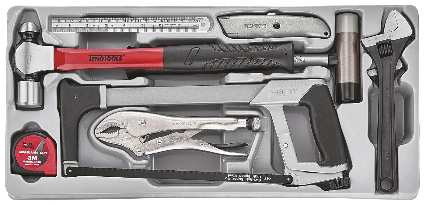 9 delars Verktygssats Teng Tools TTPS09