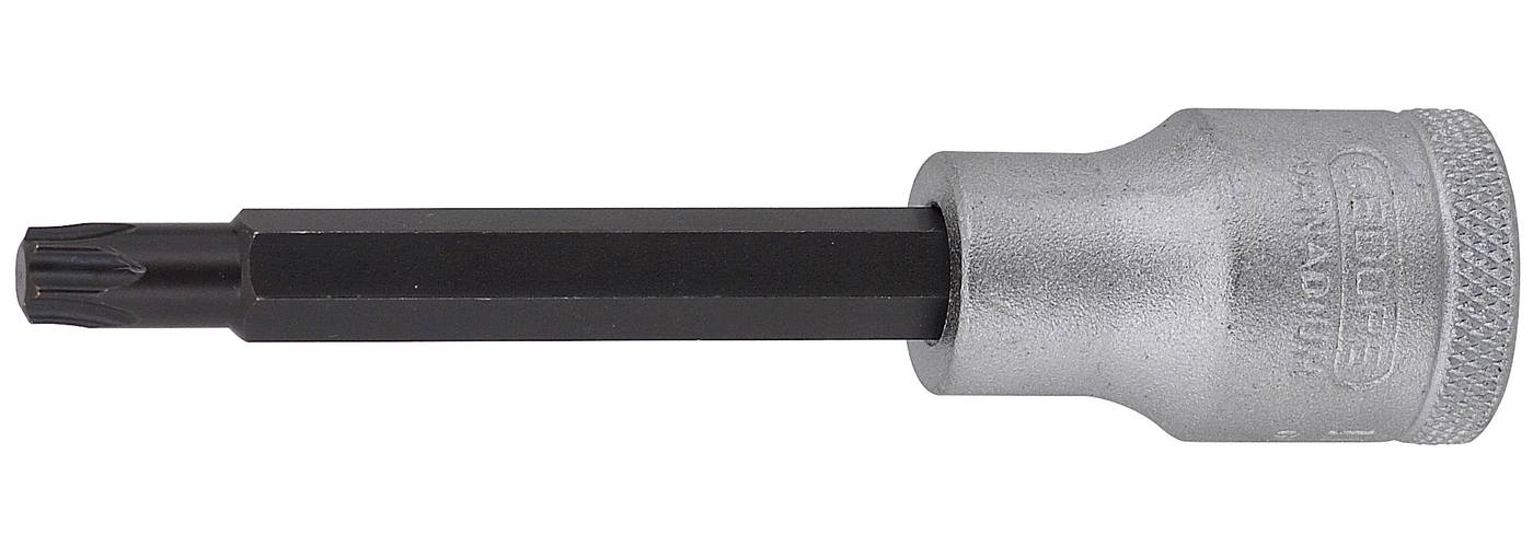 Lång Torx-hylsa. Med 1/2" fyrkantsfäste. Gedore INX 19 L