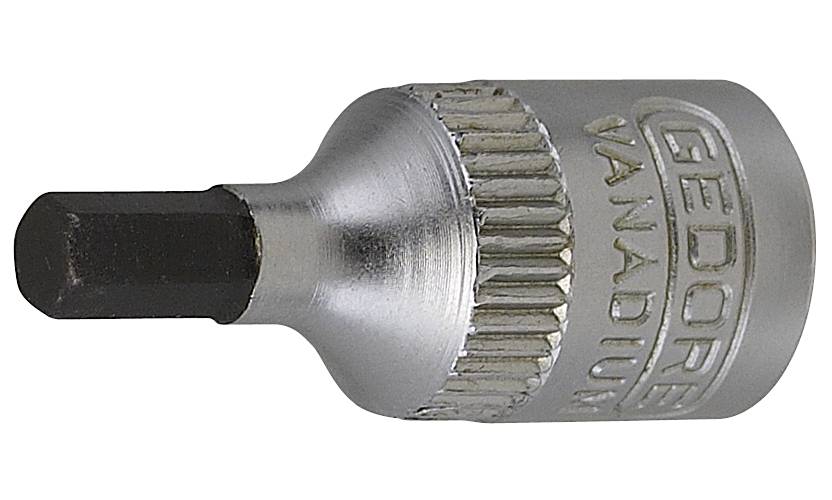 Insexhylsa. Med 1/4" fyrkantsfäste. Gedore IN 20